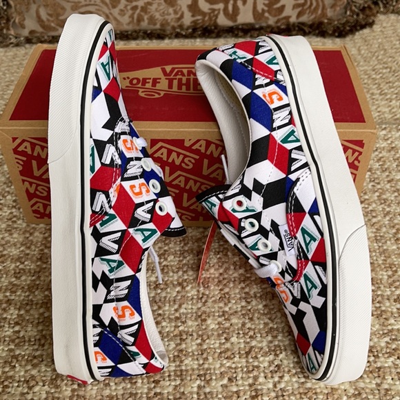 Vans Era Checker Cube Multi/True White MEN’s - Picture 12 of 16